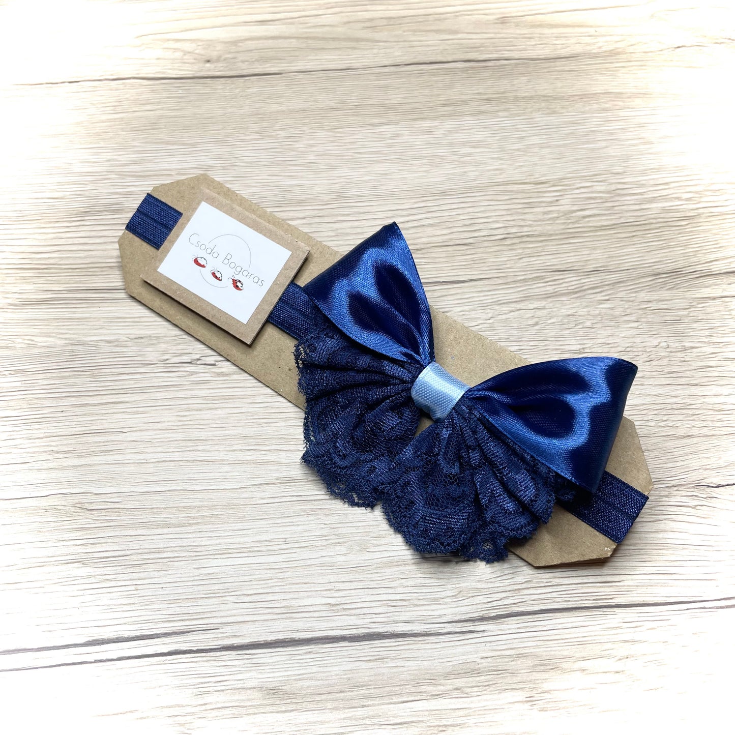 szatén szalag, csipke, elasztikus gumipánt hajpánt, baba, újszülött