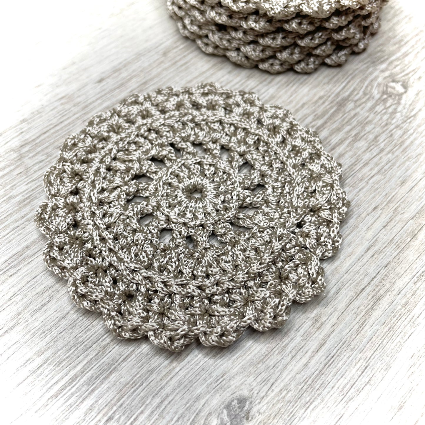 Romantik Horgolt Poháralátét